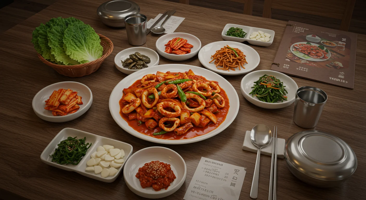 오징어볶음 메뉴와 가격, 얼마나 될까요? (메뉴 구성)