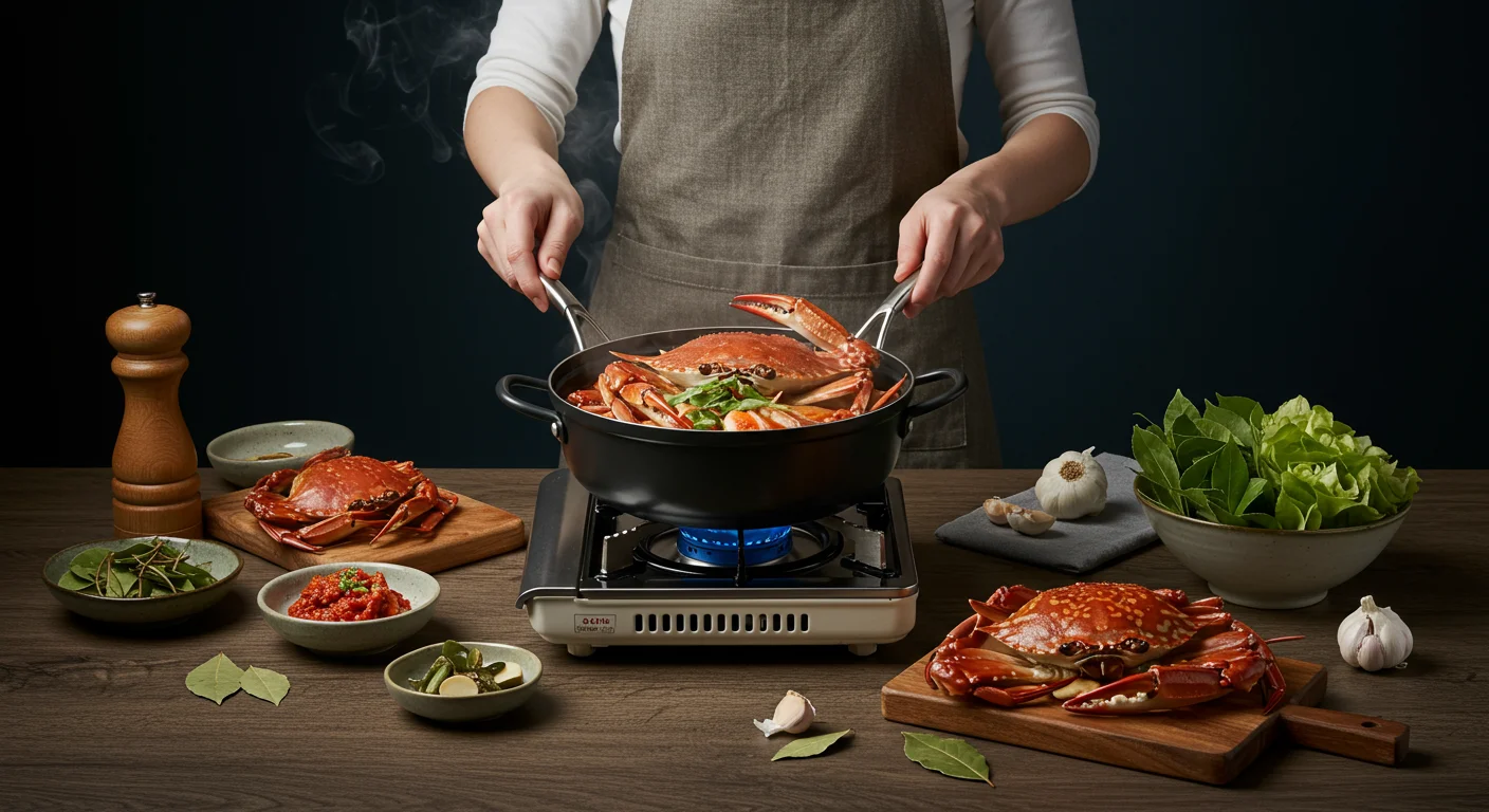 집에서도 즐길 수 있을까요? 강화도 꽃게찜의 비밀 레시피!