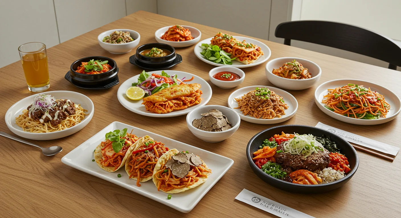 전 세계의 맛을 한 상에: 글로벌 퓨전 레시피