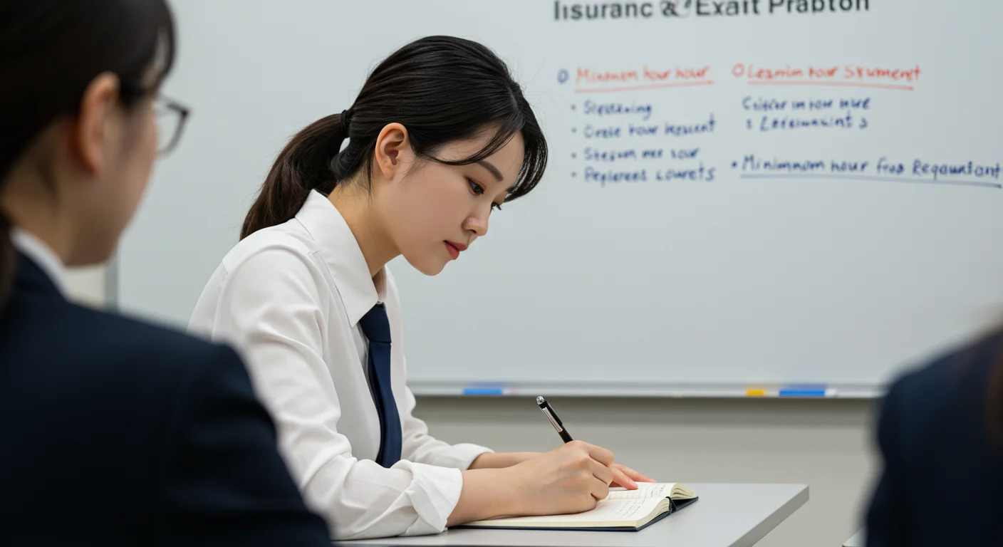 합격을 위한 필수 코스! 교육 이수와 준비 과정
