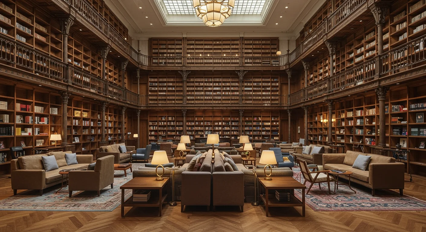 마치 유럽 도서관에 온 듯한 로비! 📚