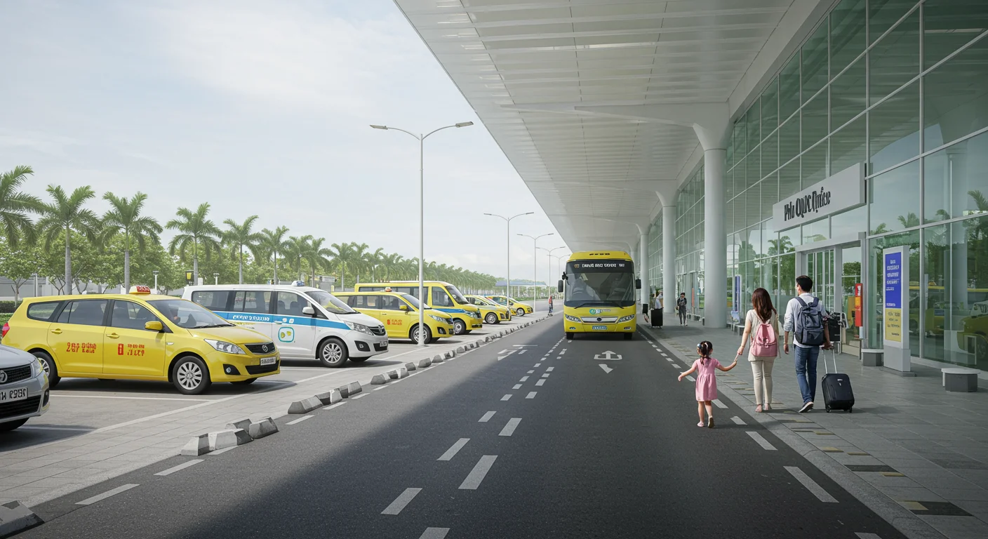 푸꾸옥 공항 도착! 이제 어떻게 이동할까요? (편리한 현지 교통편)