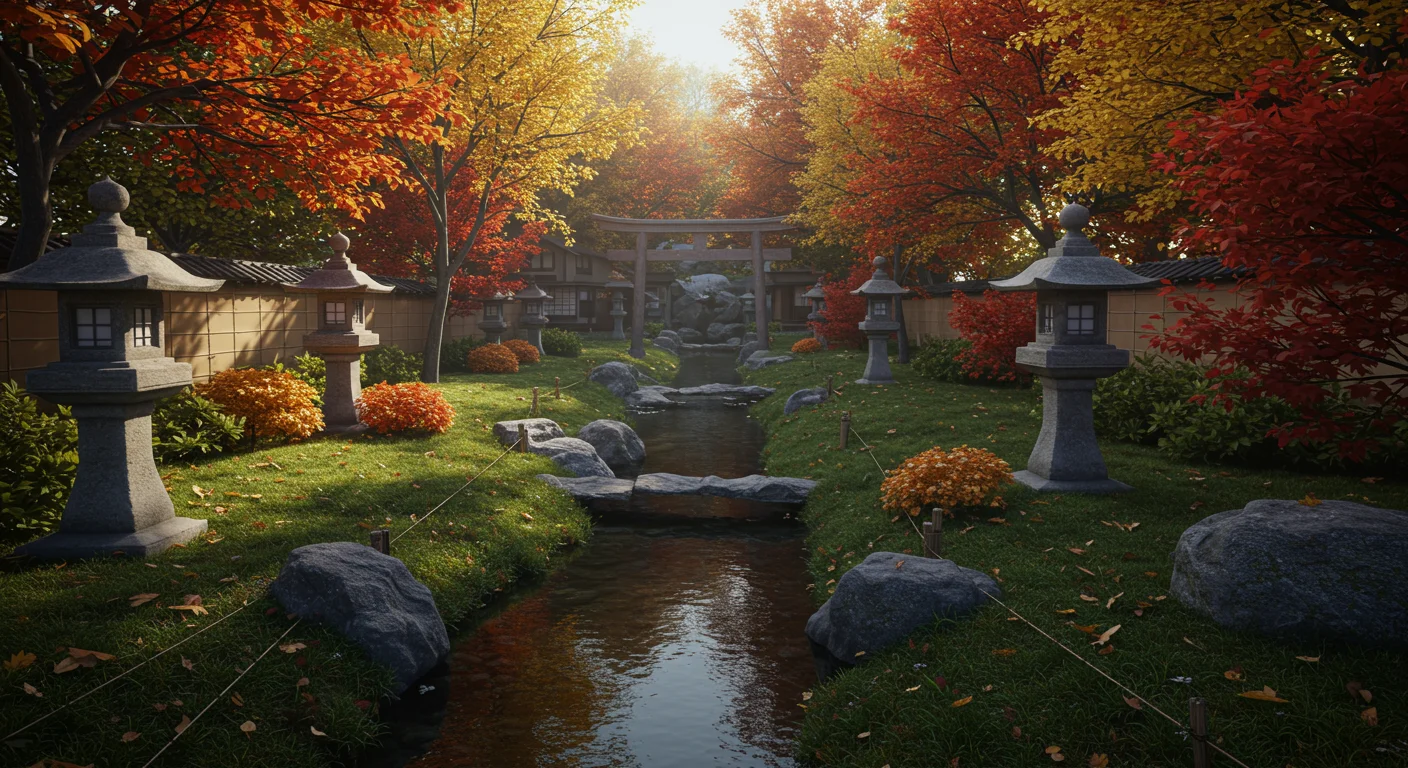 아름다운 일본 정원과 다채로운 부대시설