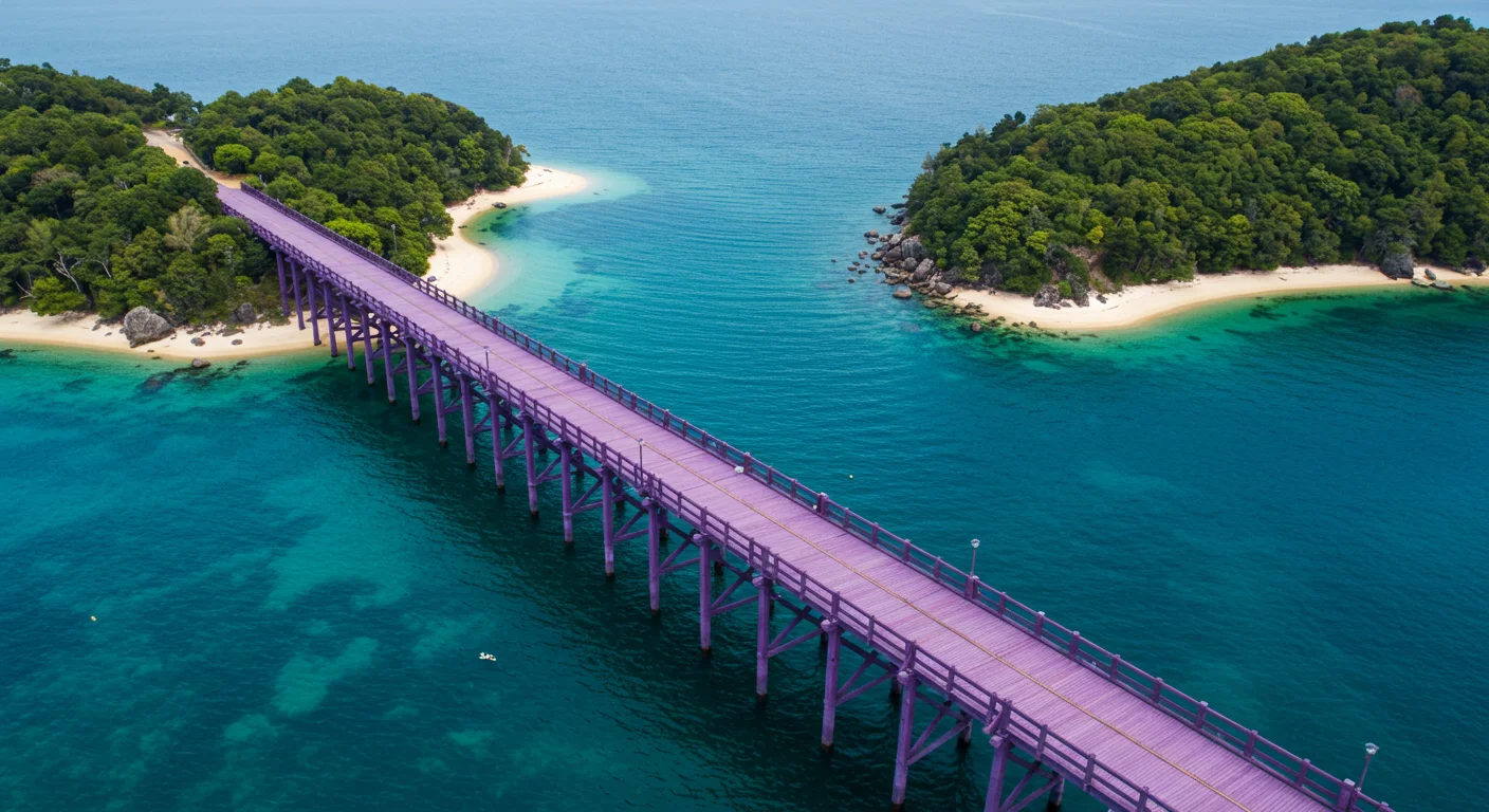 바다 위를 걷는 꿈, 퍼플교와 문브릿지 🌉