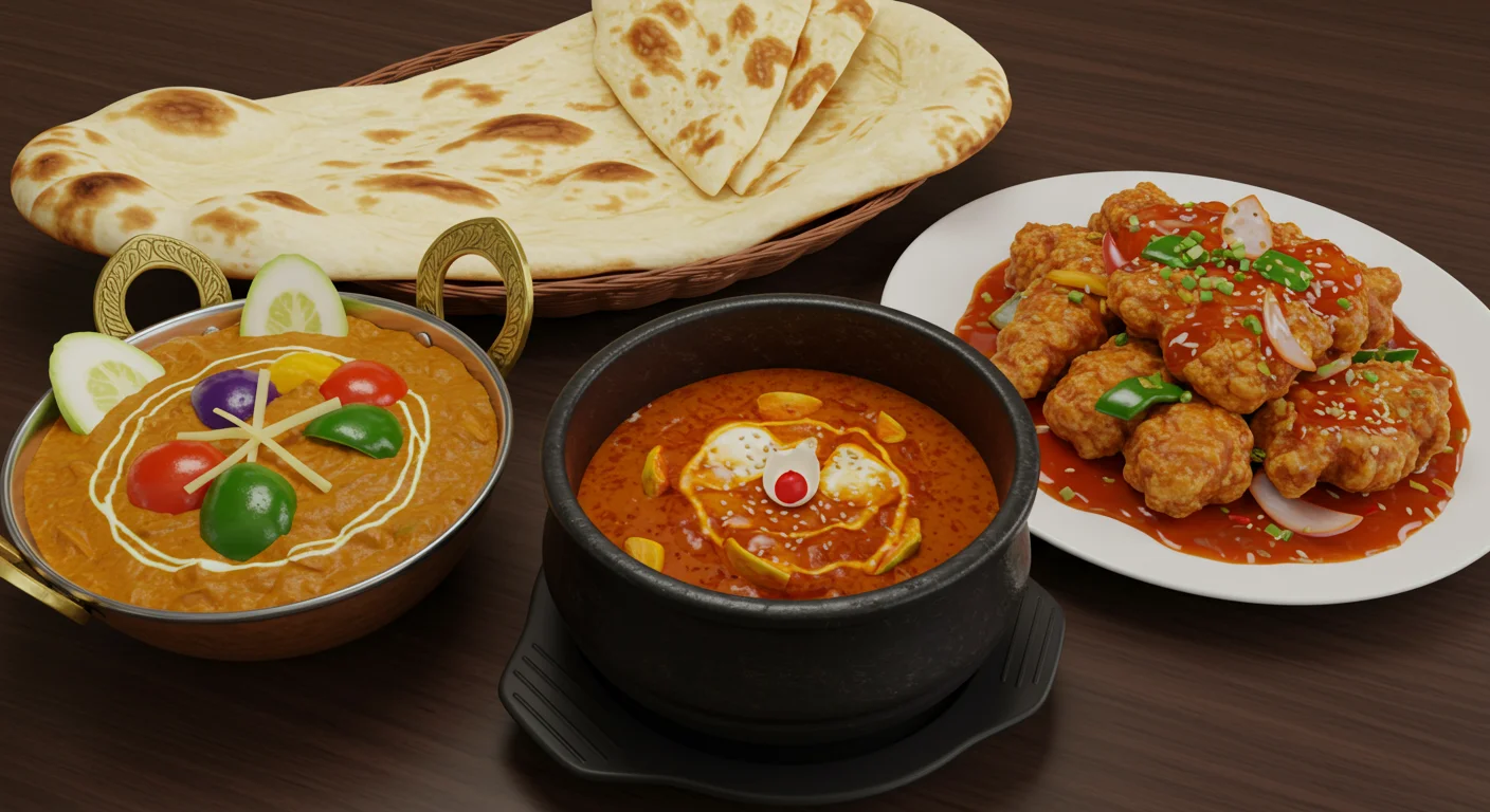 이국적인 맛의 향연! 인도커리 아그라 & 퓨전 중식 호우섬