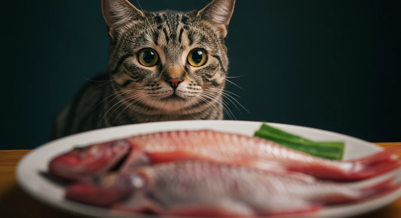 고양이가 회를 먹을 때 생길 수 있는 위험