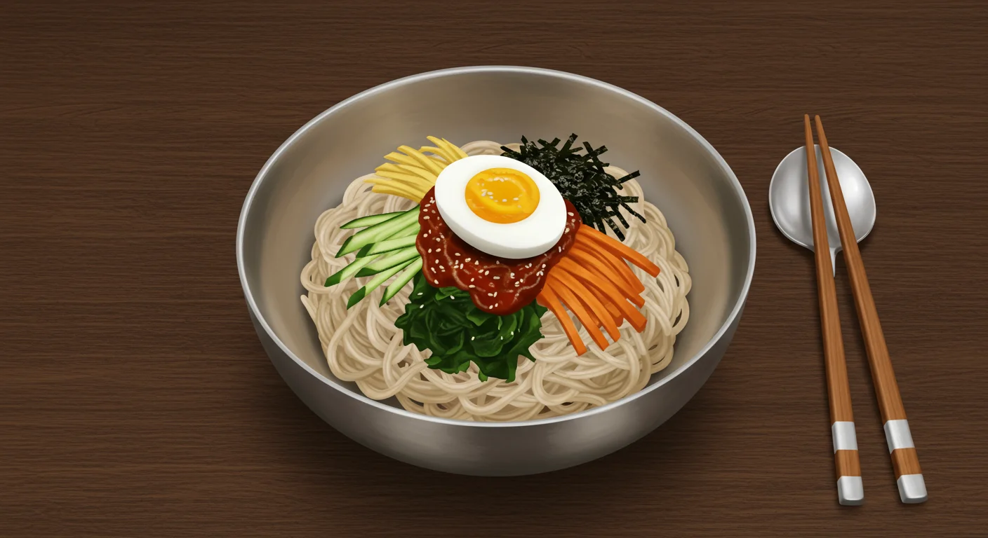 비빔국수와 찰떡궁합! 면과 고명도 중요해요.