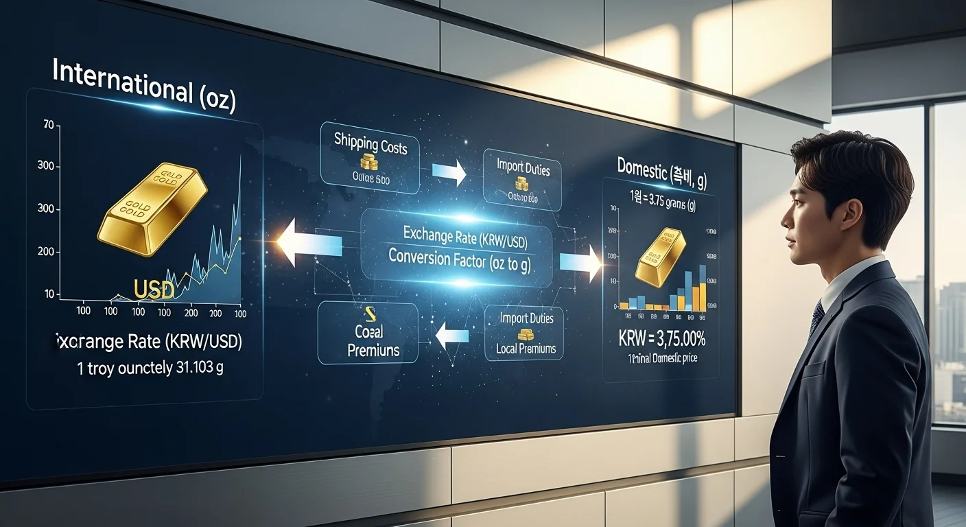 국제 금시세와 국내 금시세, 어떻게 다를까요?