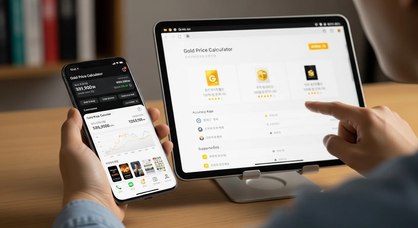 믿을 수 있는 금시세 계산기, 어디서 찾을 수 있나요?