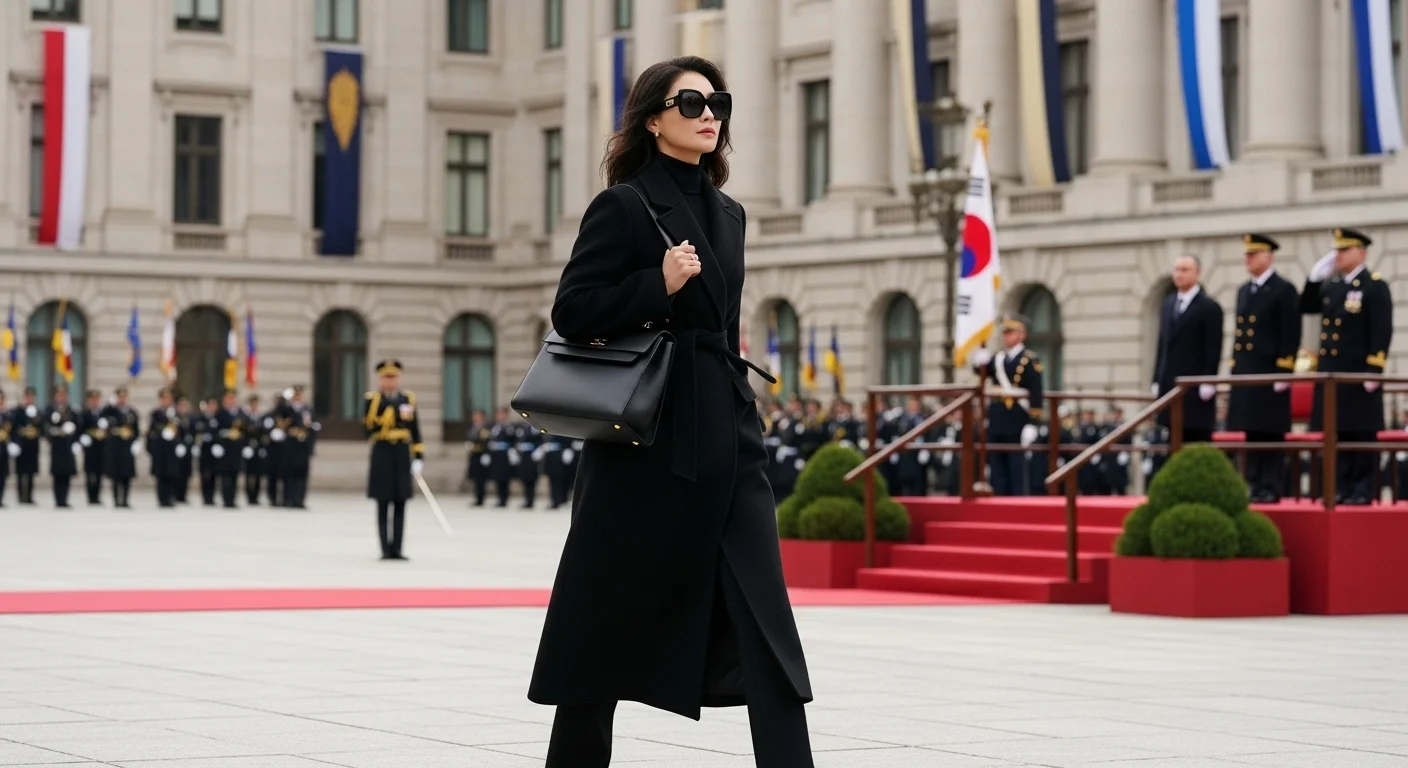 임세령 부회장 아들 임관식, 올블랙 패션으로 시선 집중!