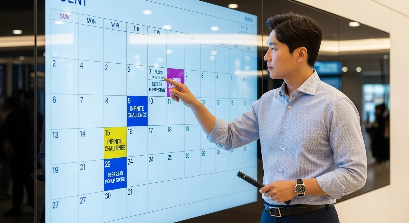 정확한 행사 기간과 운영 시간