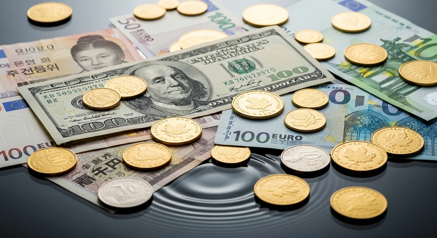 환율 변동성과 금 가격 상관관계